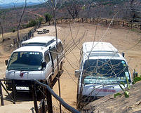 F Kings Convoy at lion hill lodge on a group safaris