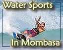 water ski, jet ski, canoe rides, kite surfing, banan boat rides in Mombasa